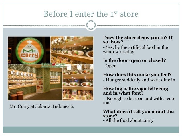 Restaurant observation observation essay on a place